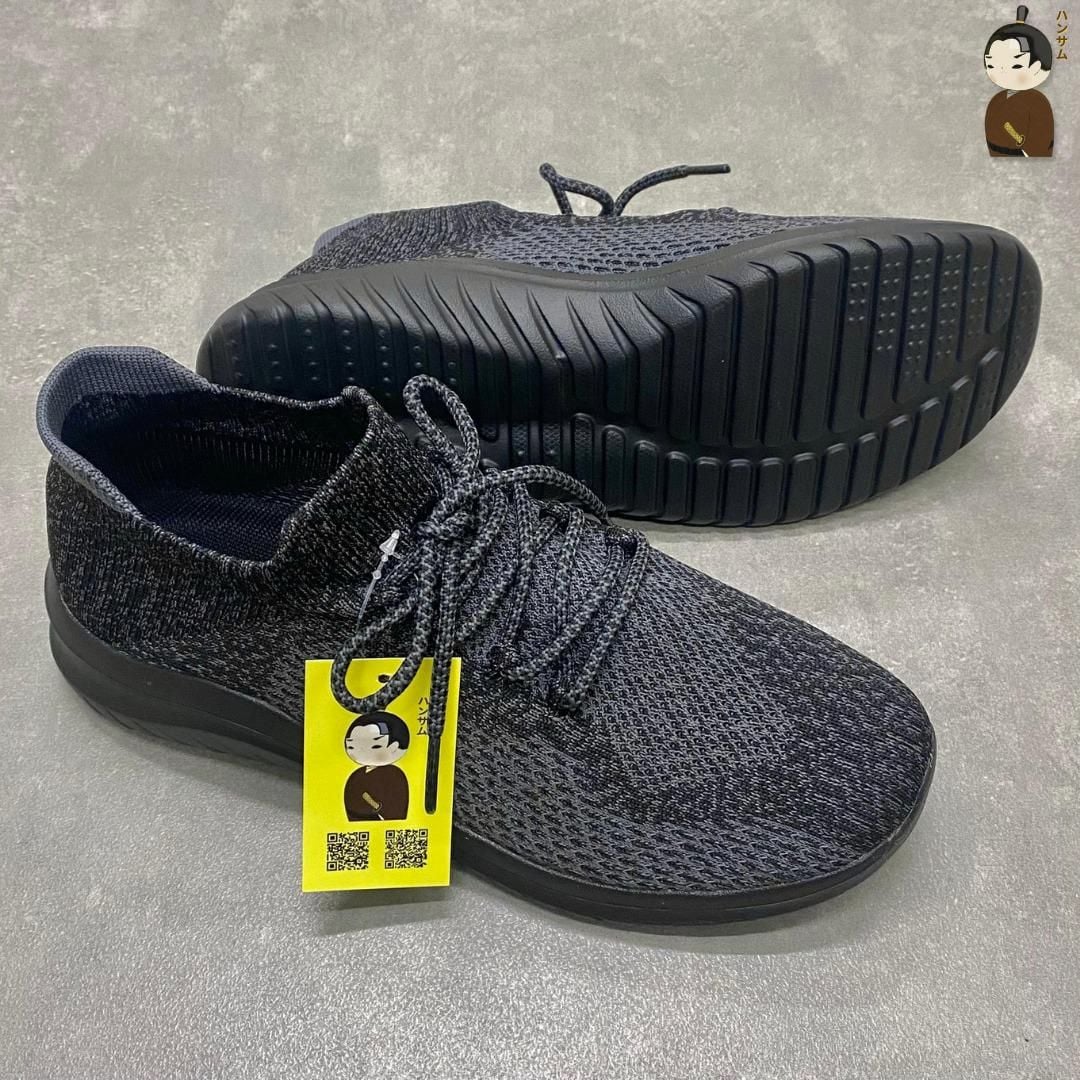 Hansamu Nin - Walk Sneakers BG04 D.Grey 