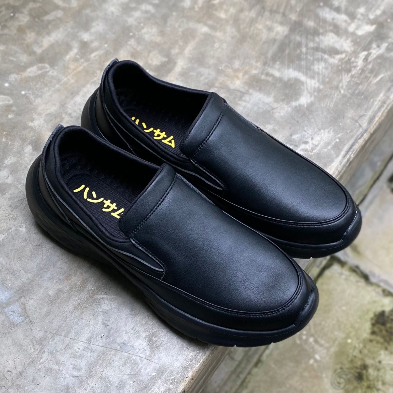  Hansamu Jin - Walk Slip-On BG11 Black 