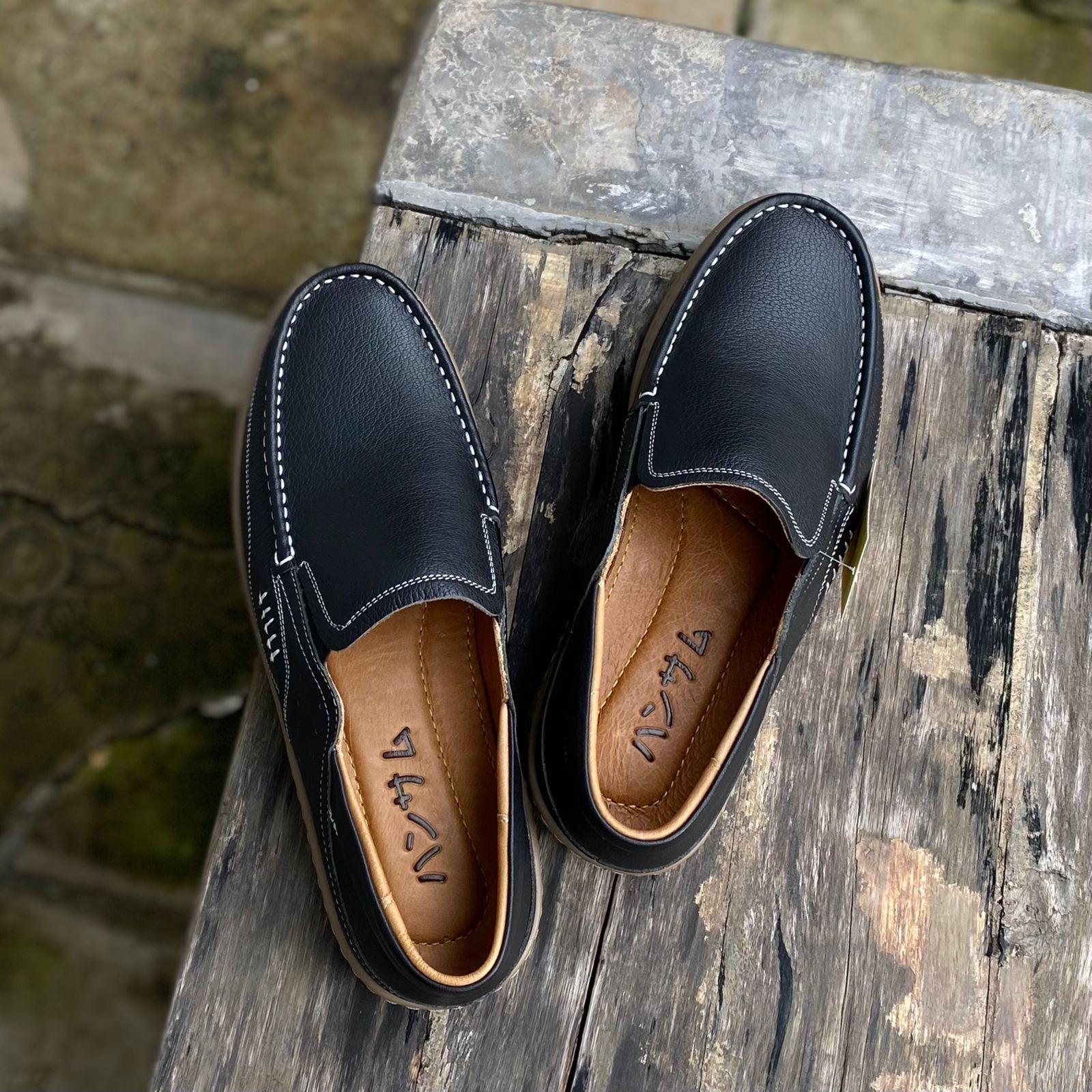  Hansamu Zen - Office Loafers DGD05 Black 