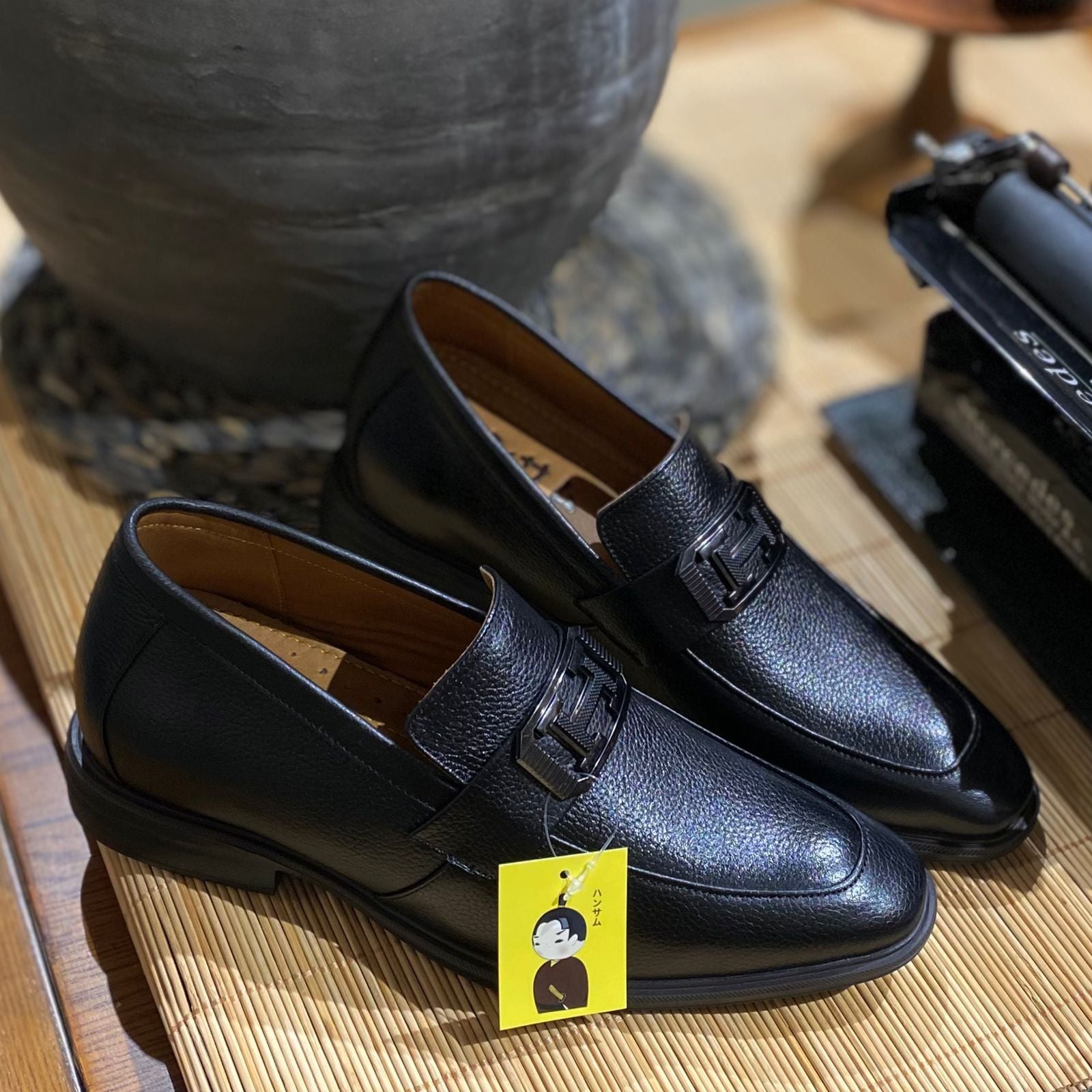  Hansamu Shin - 6cm Elevator Loafers DGD15 Black 