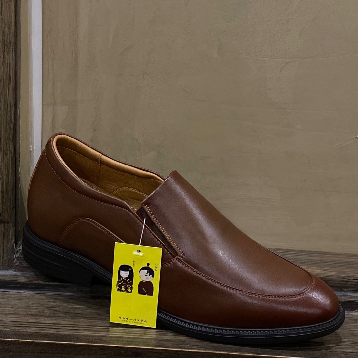  Hansamu Shin - 6cm Elevator Loafers DGD17 Brown 