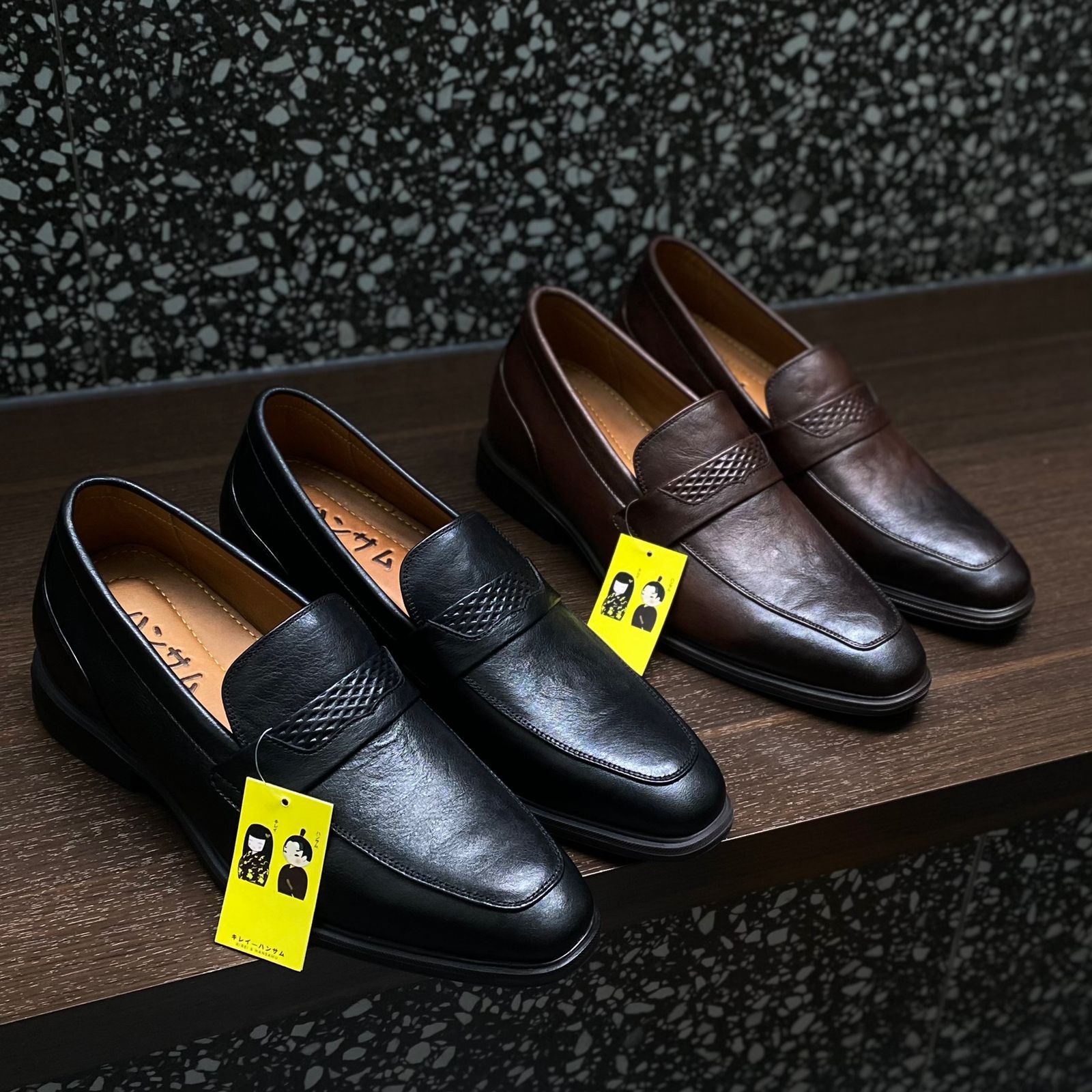  Hansamu Shin - 6cm Elevator Loafers DGD21 Black 