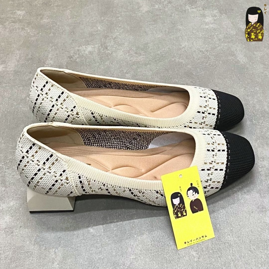  Kirei Kyōyō - Office Block Heel BG13 Cream 