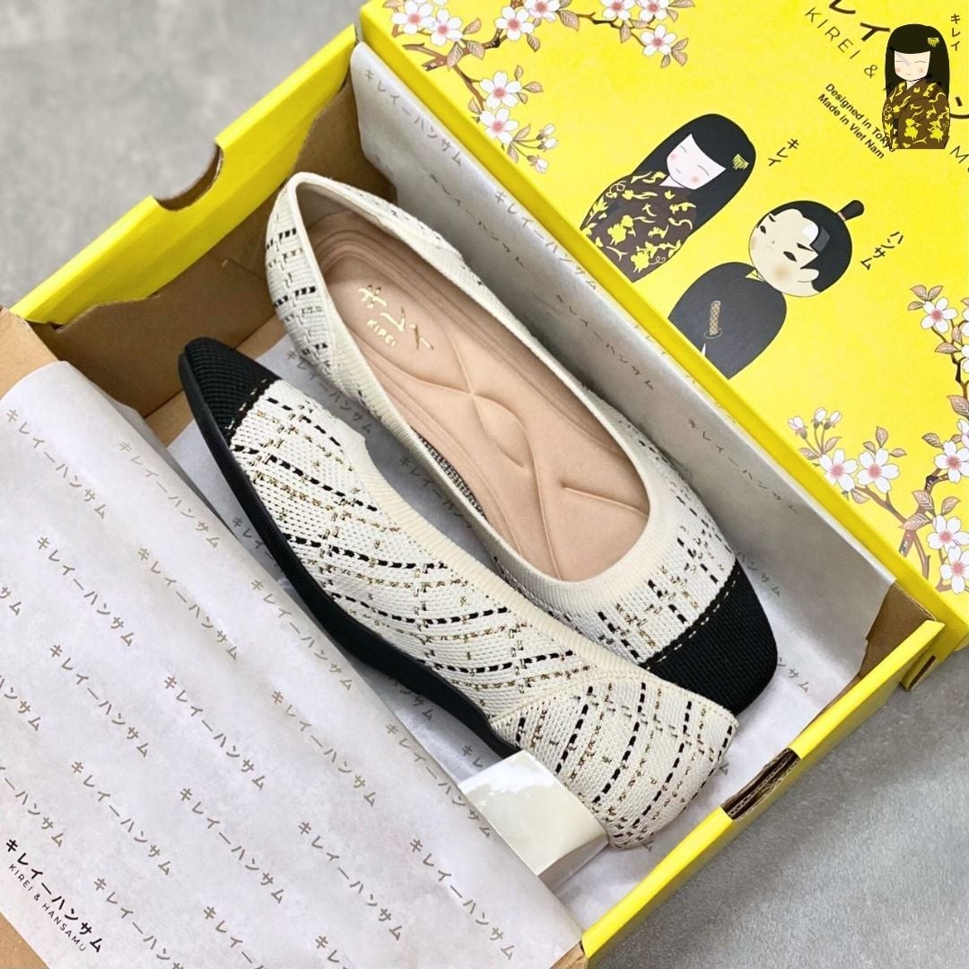  Kirei Kyōyō - Office Block Heel BG13 Cream 