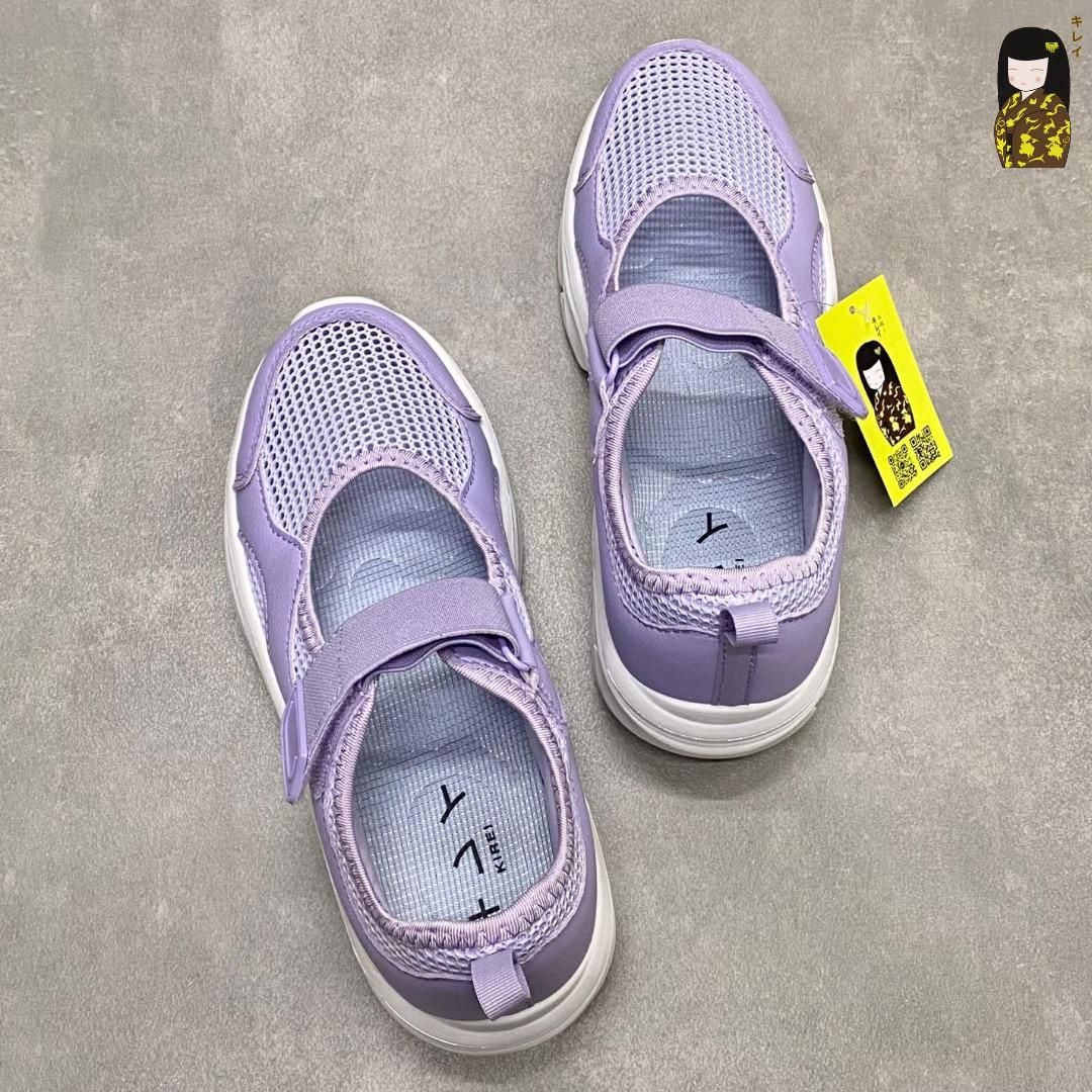  Giày thể thao nữ Kirei Nintai BG10 màu Tím - Sneaker nữ đi bộ 
