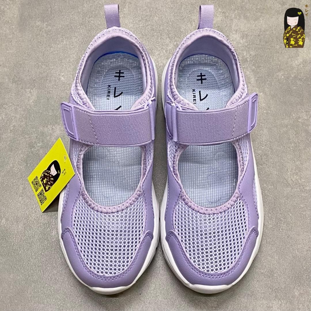 Giày thể thao nữ Kirei Nintai BG10 màu Tím - Sneaker nữ đi bộ 