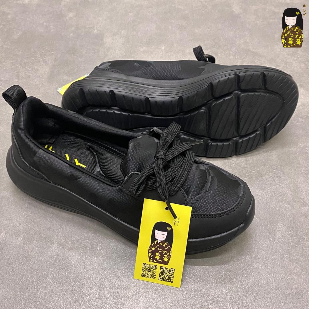  Kirei Hime - Walk Sneakers BG8 Black Camo 