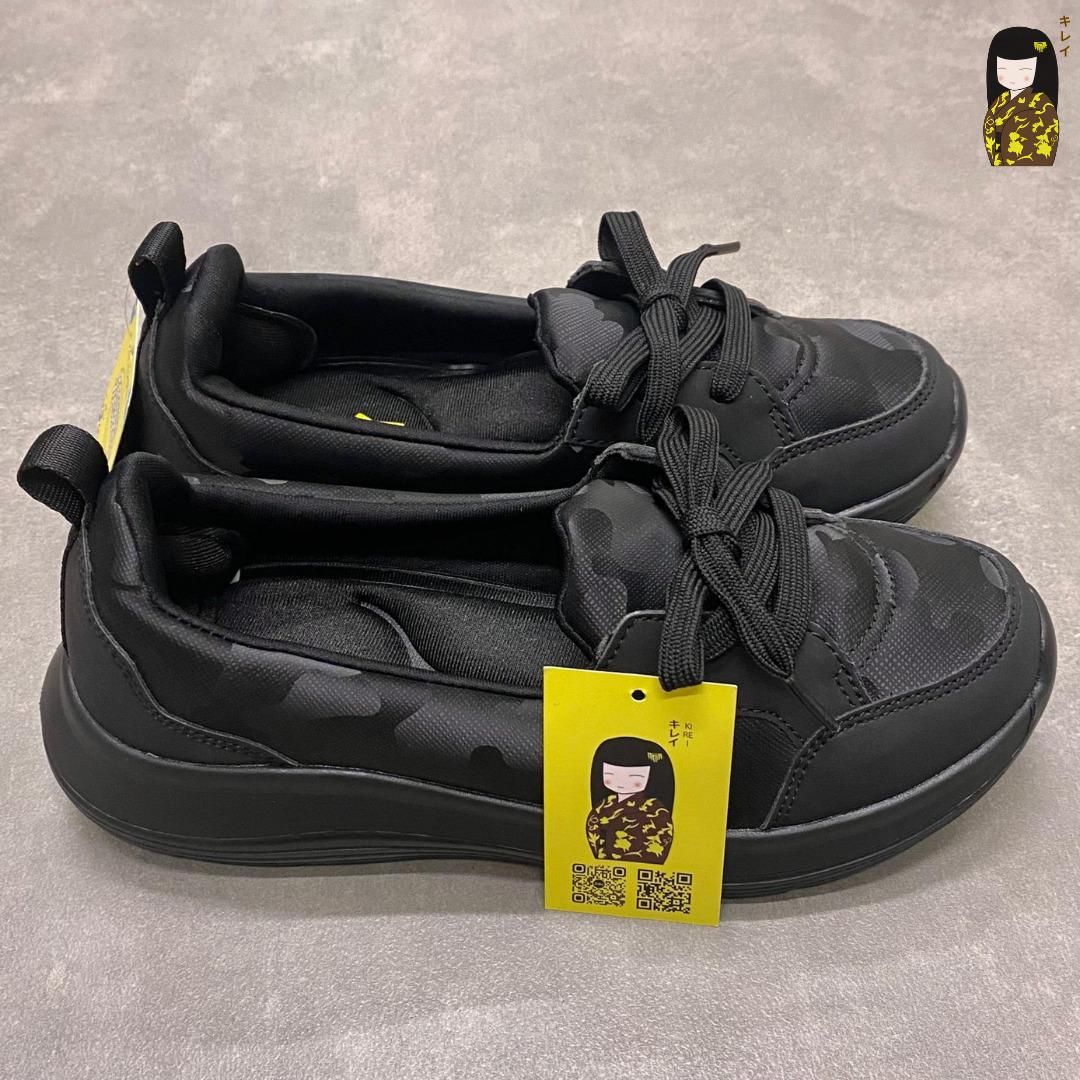  Kirei Hime - Walk Sneakers BG8 Black Camo 