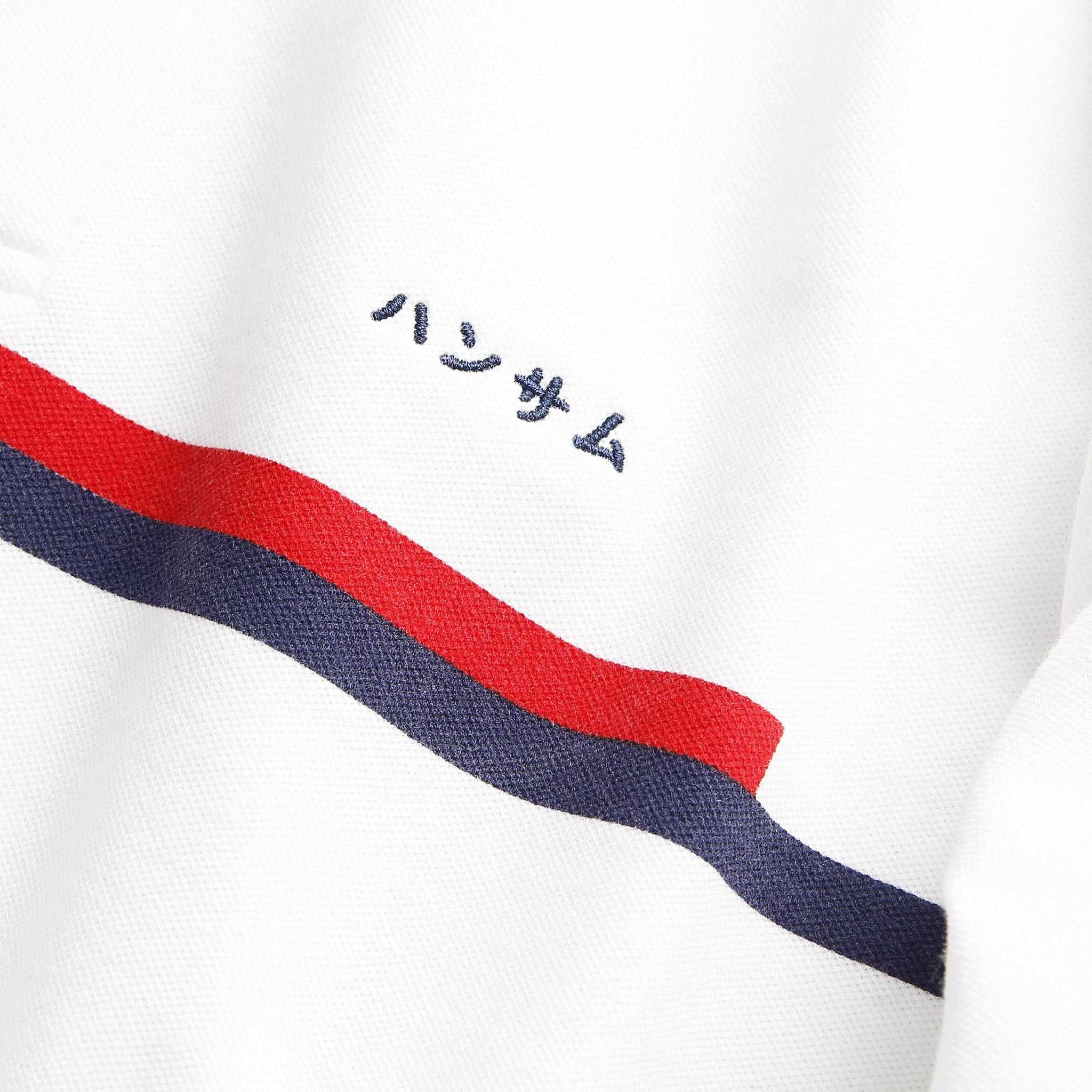  Áo thun tennis Hansamu 2 sọc JNT Đen 