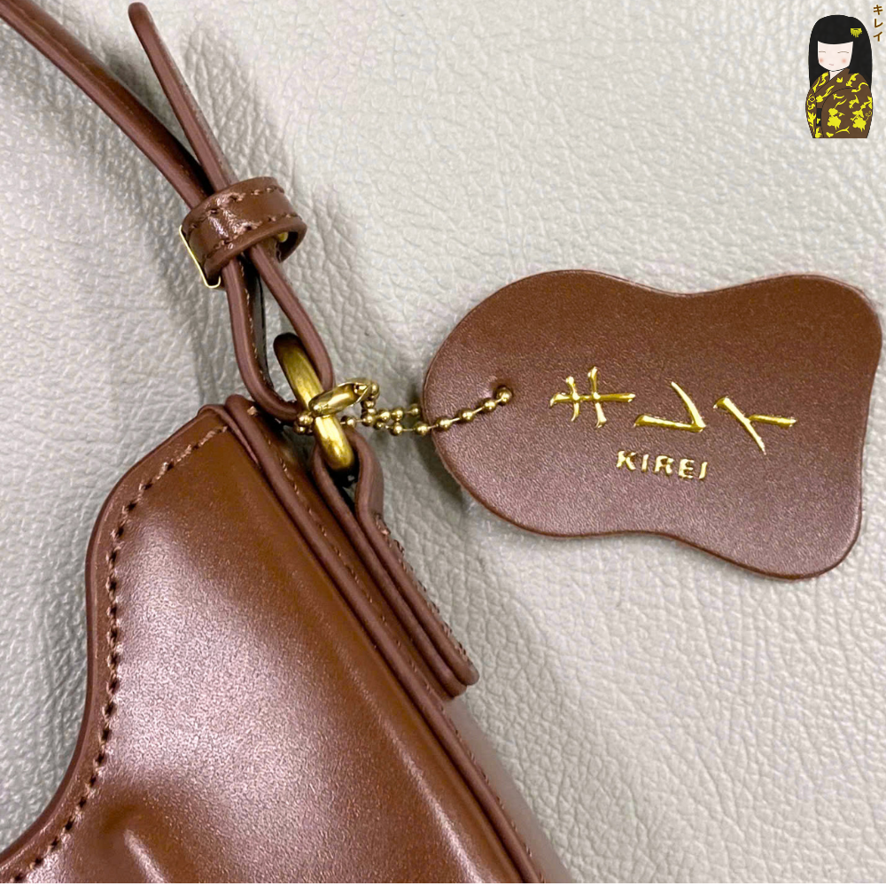  Túi Kirei Iki BGB12 | Túi đeo chéo màu Nâu 