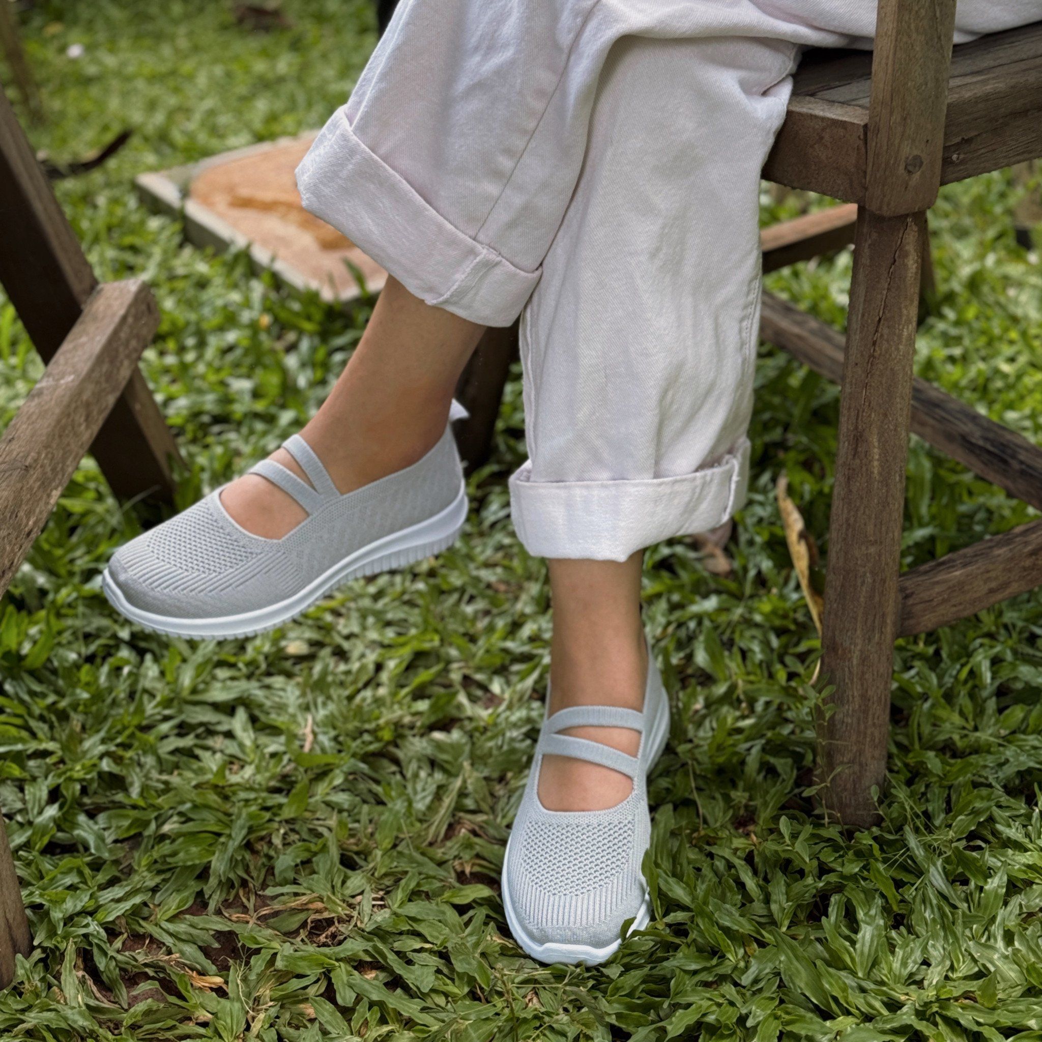  Kirei Nintai - Walk Slip-On BG1 Grey 