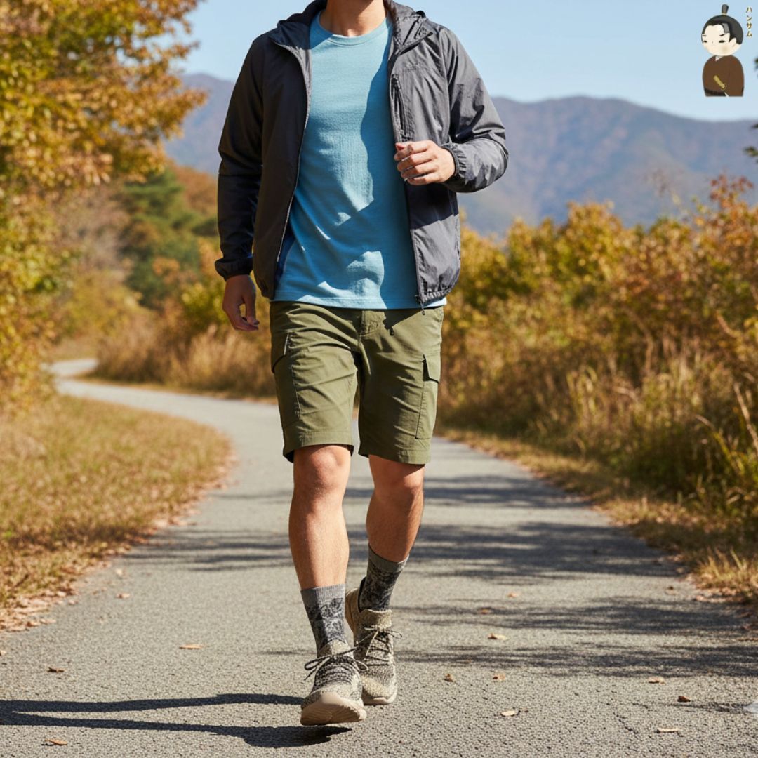  Hansamu Jin - Walk Sneakers BG04 Khaki 