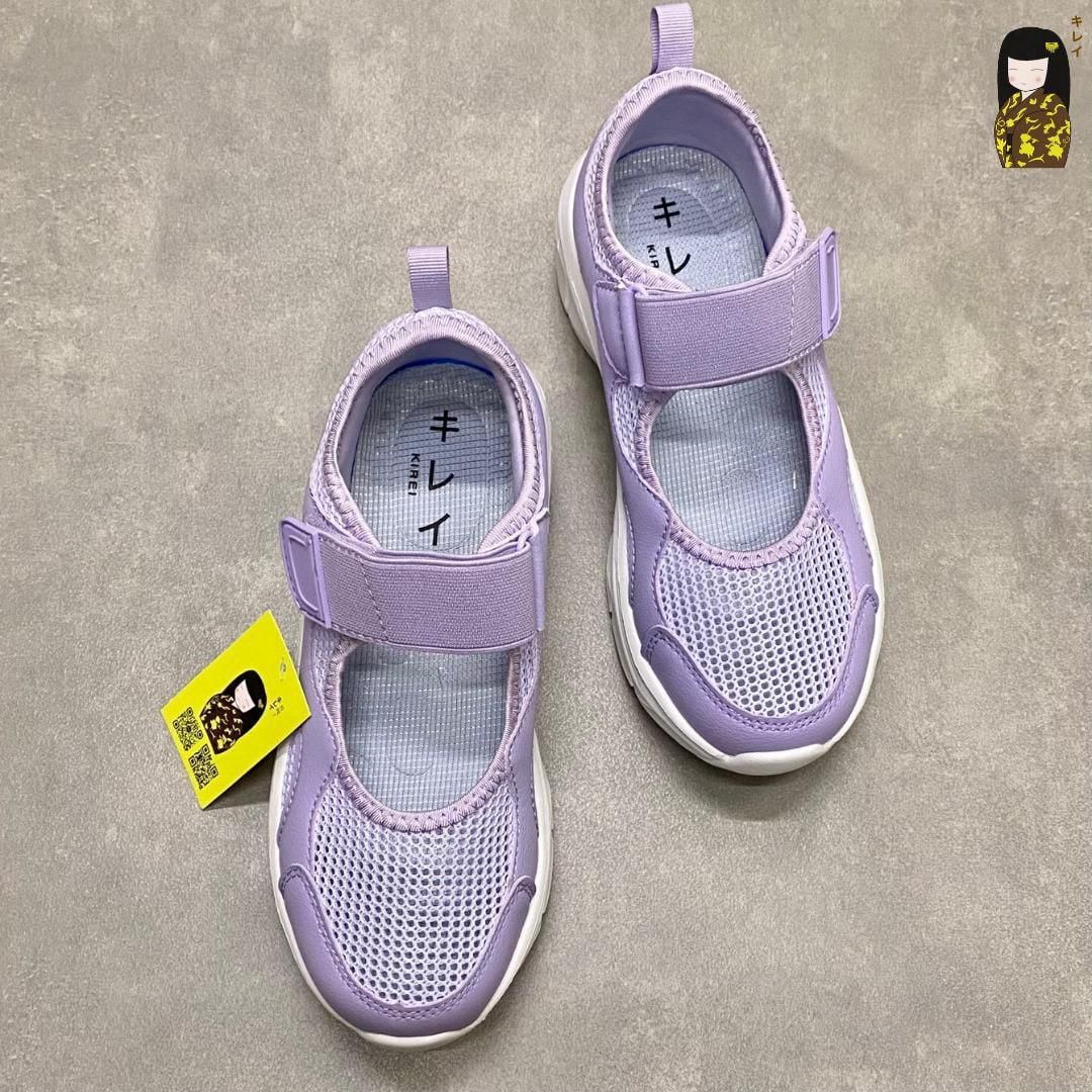  Giày thể thao nữ Kirei Nintai BG10 màu Tím - Sneaker nữ đi bộ 