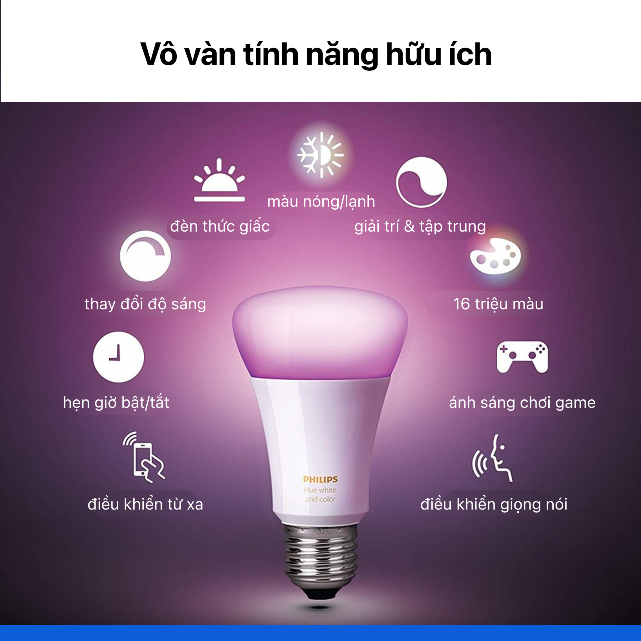  Đèn bulb màu thông minh 