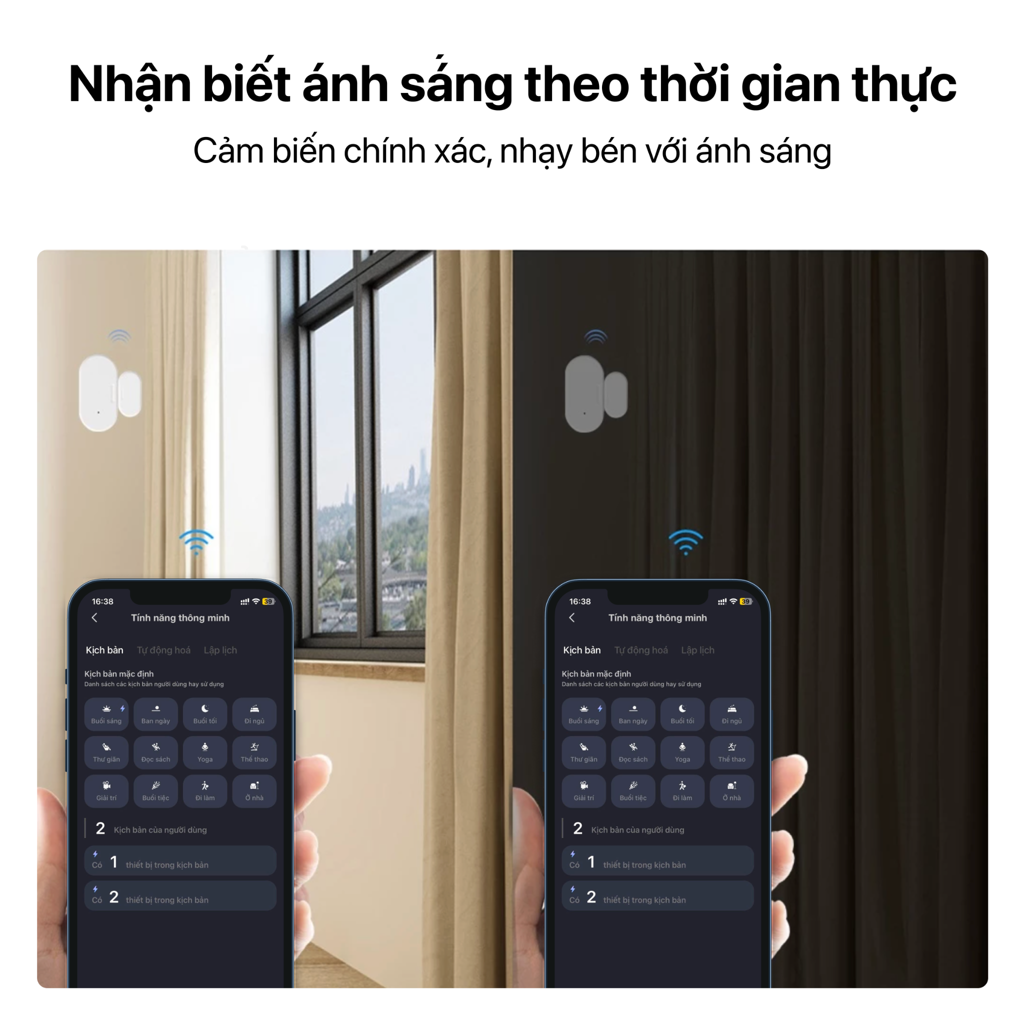  Cảm Biến Cửa Cổng & Ánh Sáng Thing Edges 
