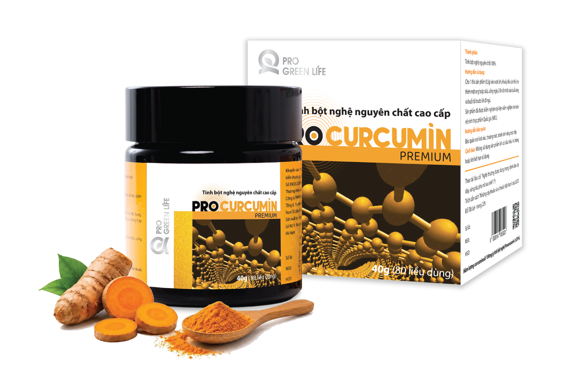  (NEW) Tinh bột nghệ nguyên chất cao cấp Procurcumin 