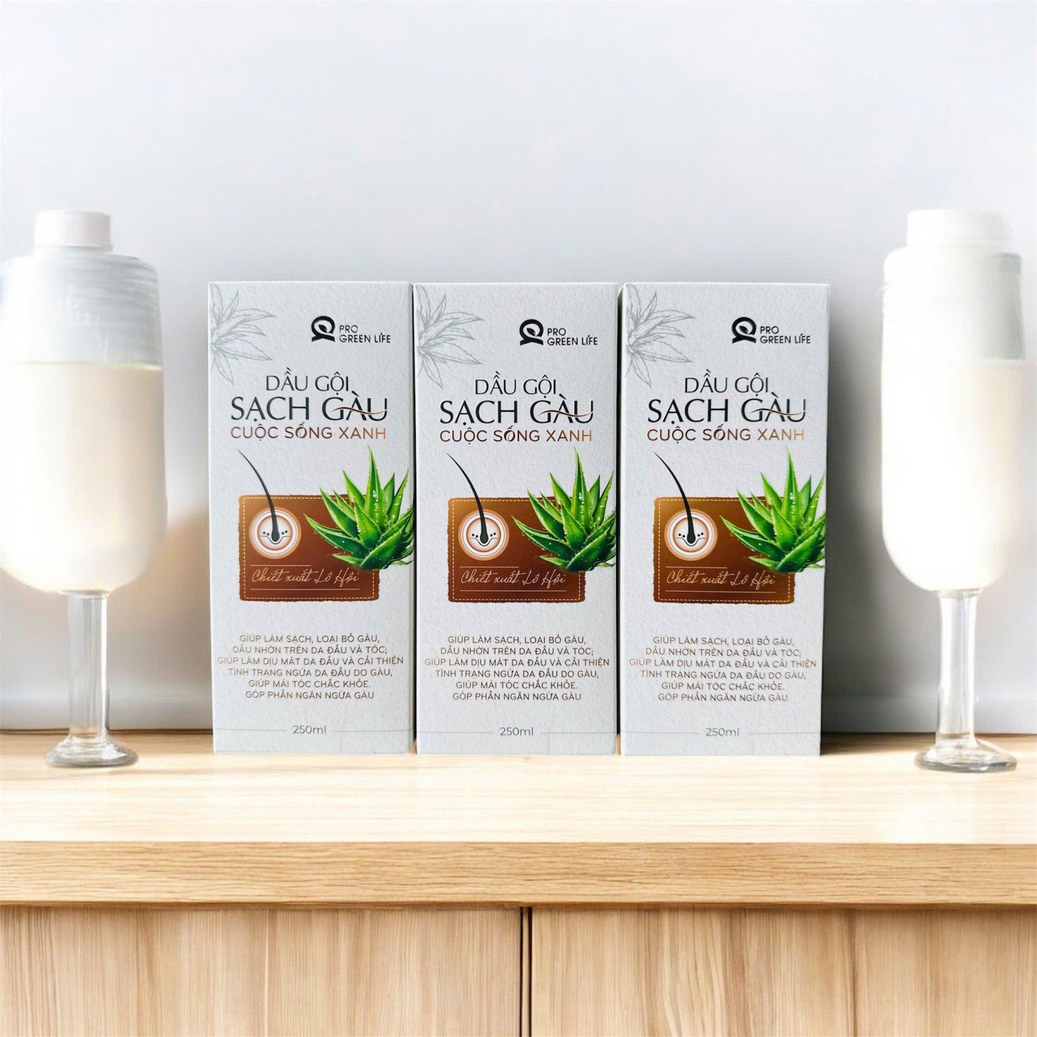  Dầu Gội Sạch Gàu Cuộc Sống Xanh 250ml 