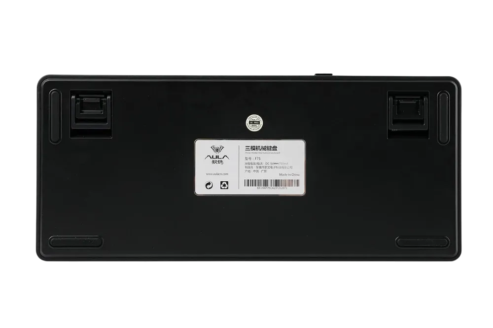 ** Bàn phím cơ Aula F75 Đen xanh đậm cam, Pink Switch