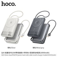 ** Pin dự phòng không dây Hoco Q43 10.000mAh kèm cáp
