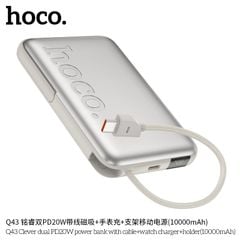 ** Pin dự phòng không dây Hoco Q43 10.000mAh kèm cáp