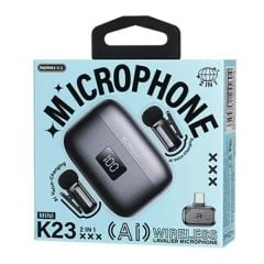 [C] Micro cài áo Remax K23 2 Mic AI Cổng Type C