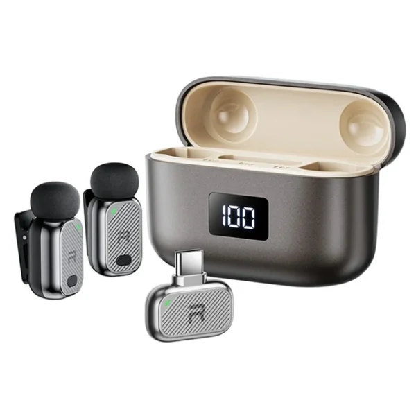 [C] Micro cài áo Remax K23 2 Mic AI Cổng Type C