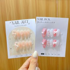 ** Nail box tiểu thư nhiều kiểu kèm dũa + keo