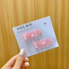** Nail box nhiều hình/mắt mèo kèm dũa + keo