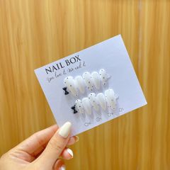 ** Nail box nhiều hình/mắt mèo kèm dũa + keo