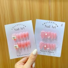 ** Nail box tiểu thư nhiều kiểu kèm dũa + keo