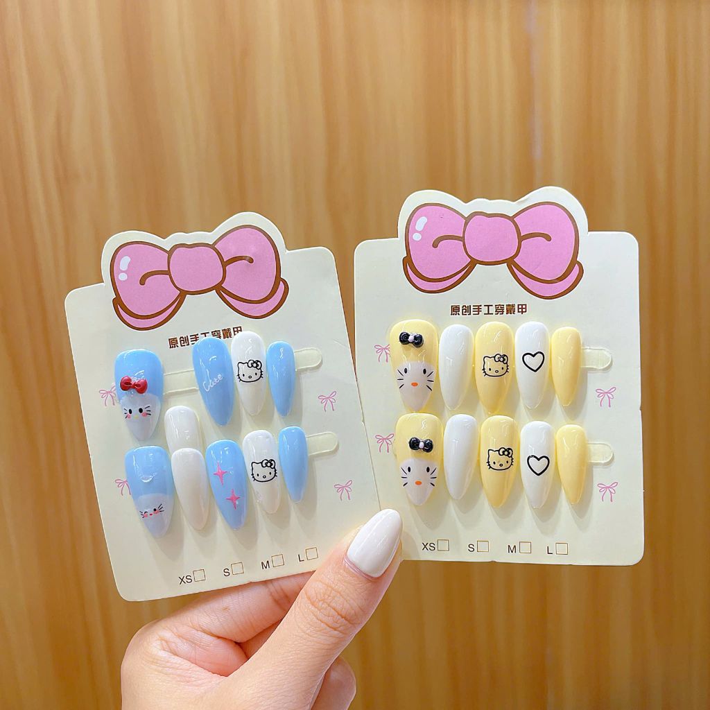 ** Nail box tay/chân nhiều hình kèm dũa + keo