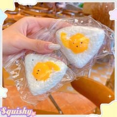 ** Slime trứng chiên hình tam giác