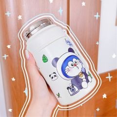 ** Bình nước giữ nhiệt Doraemon trắng/XD 1000ml