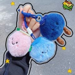 ** Móc khóa bông việt quất 3 màu