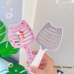 ** Lược chải gỡ rối mèo kèm charm xịn hồng/trắng