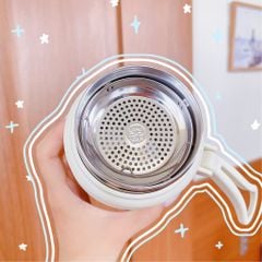** Bình nước giữ nhiệt Doraemon trắng/XD 1000ml