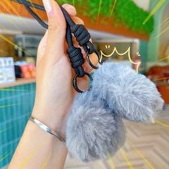 ** Móc khóa bông đám mây sấm sét