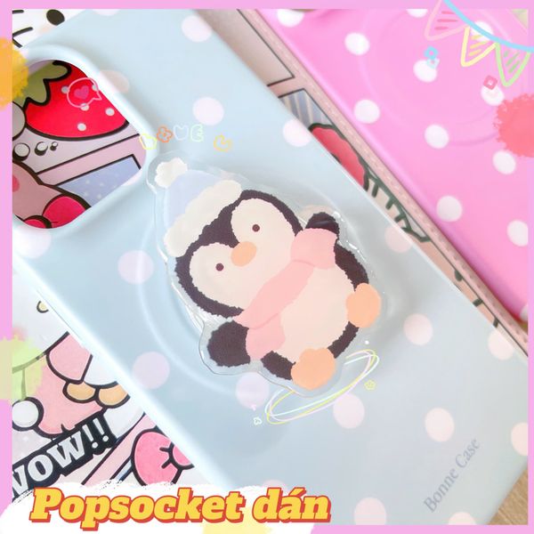 ** Popsocket chim cánh cụt