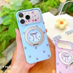 ** Ốp iPhone 17 Pro /18 Pro lưng cứng viền cứng giá đỡ xoay