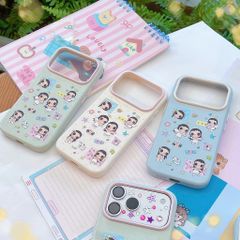 Ốp iPhone 17 Pro/18 Pro dẻo phủ bóng 6 cô gái mắt to
