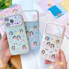 Ốp iPhone 17 Pro/18 Pro dẻo phủ bóng 6 cô gái mắt to