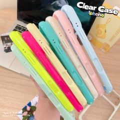 [C] ** Ốp iPhone 16 Plus lưng trong cứng viền màu Acrylic