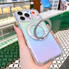 [C] ** Ốp iPhone 17 Pro Max/18 Pro Max Wiwu DiamondShield Ultra trong suốt ánh cầu vòng magsafe 360