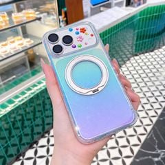 [C] ** Ốp iPhone 17 Pro Max/18 Pro Max Wiwu DiamondShield Ultra trong suốt ánh cầu vòng magsafe 360