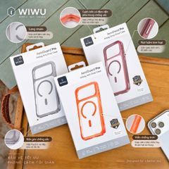 [C] ** Ốp iPhone 17 Pro Max/18 Pro Max Wiwu AeroGuard Pro nhám magsafe chống sốc
