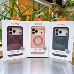 [C] ** Ốp iPhone 17 Pro Max/18 Pro Max Cooyee Wavy Pattem silicon vân sóng Magsafe giá đỡ