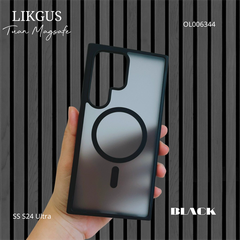 Ốp SS S24 Ultra Likgus nhám Tuan Magsafe viền màu