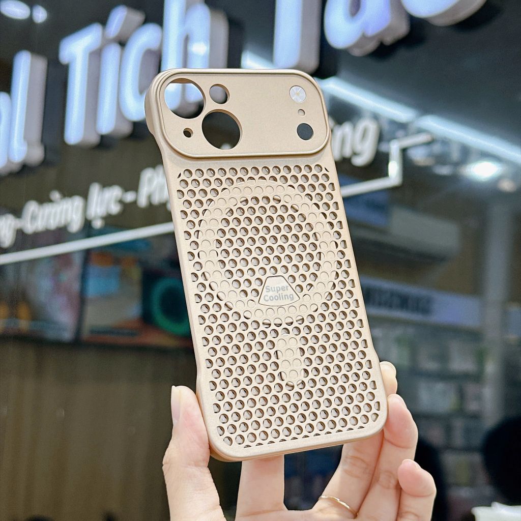 ** Ốp iPhone 14 Likgus tản nhiệt hở viền