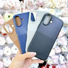 [C] ** Ốp iPhone 17 vân sần lót nỉ