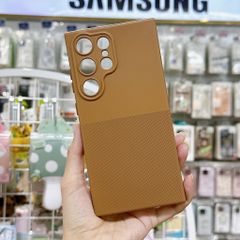 [C] ** Ốp Samsung S23 Ultra vân sần lót nỉ